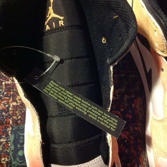 Air Jordan 1 Mid SE Men's Leather & Suede Multicolor Sneakers - 12 - New in Box - Picture 9 of 9